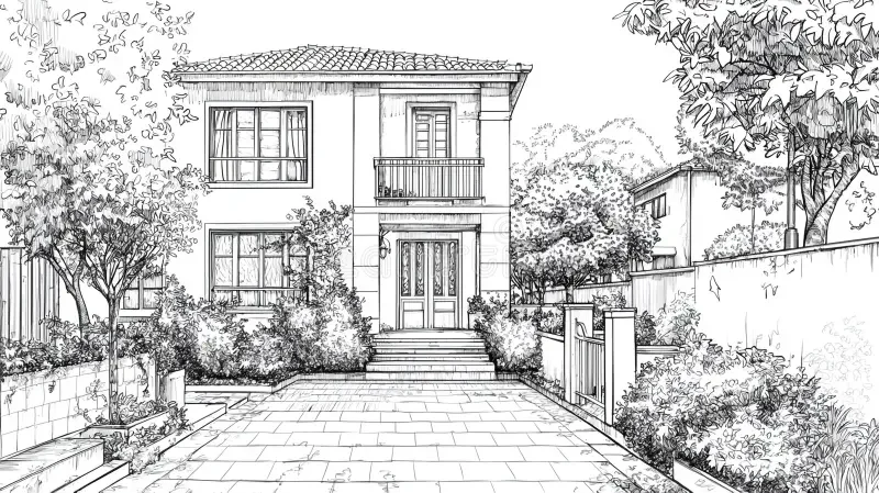 Lakaran konsep taman 4